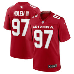 Walter Nolen Arizona Cardinals 2025 NFL Draft First Round Pick Game Jersey - Cardinal