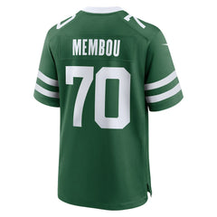 Armand Membou New York Jets 2025 NFL Draft First Round Pick Game Jersey - Legacy