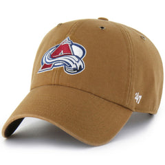 Colorado Avalanche Carhartt x '47 Clean Up Adjustable Hat Brown