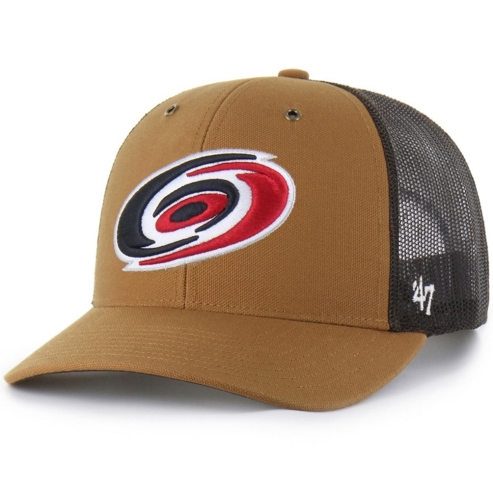Carolina Hurricanes Carhartt x '47 Trucker Adjustable Hat Brown