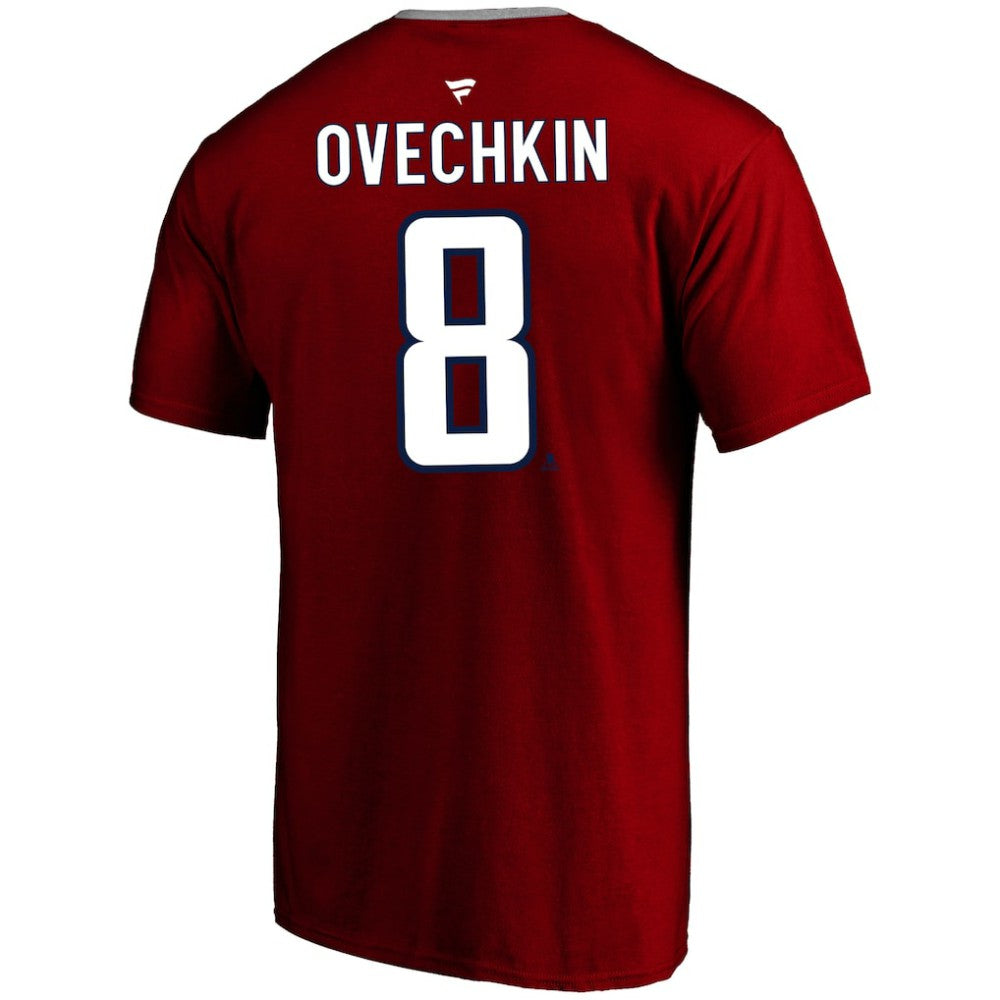 Alexander Ovechkin Washington Capitals Fanatics Women's Plus Size Name & Number Scoop Neck T-Shirt Red
