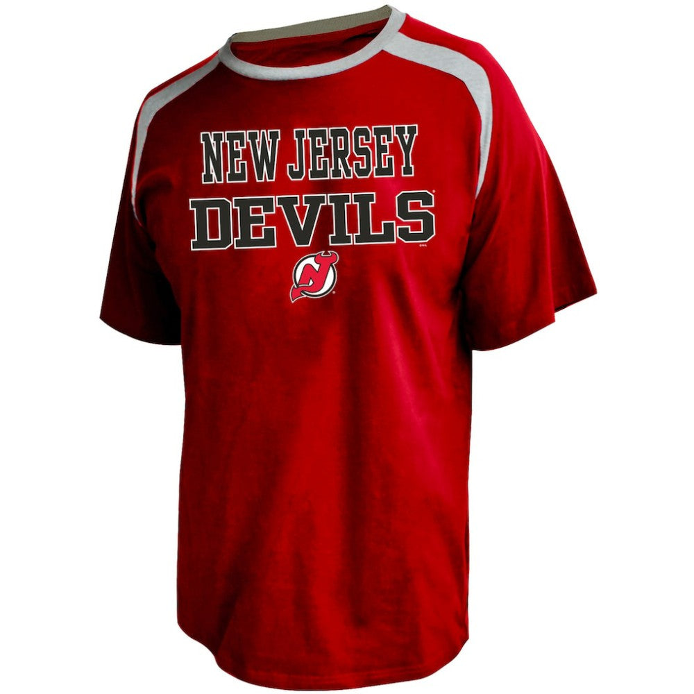 Jack Hughes New Jersey Devils Profile Big & Tall Name & Number T-Shirt Red
