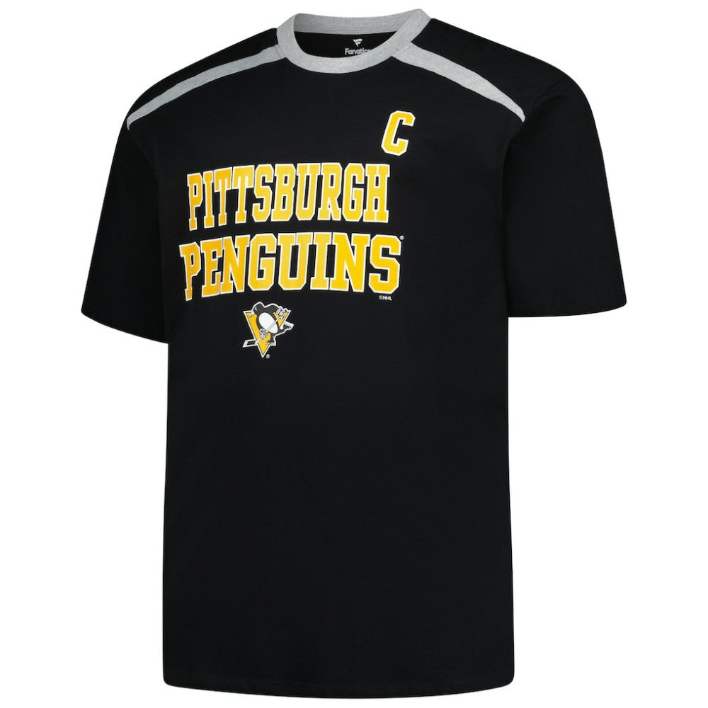 Sidney Crosby Pittsburgh Penguins Profile Big & Tall Name & Number T-Shirt Black