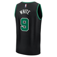 Derrick White Boston Celtics Fast Break Replica Player Jersey - Statement Edition - Black