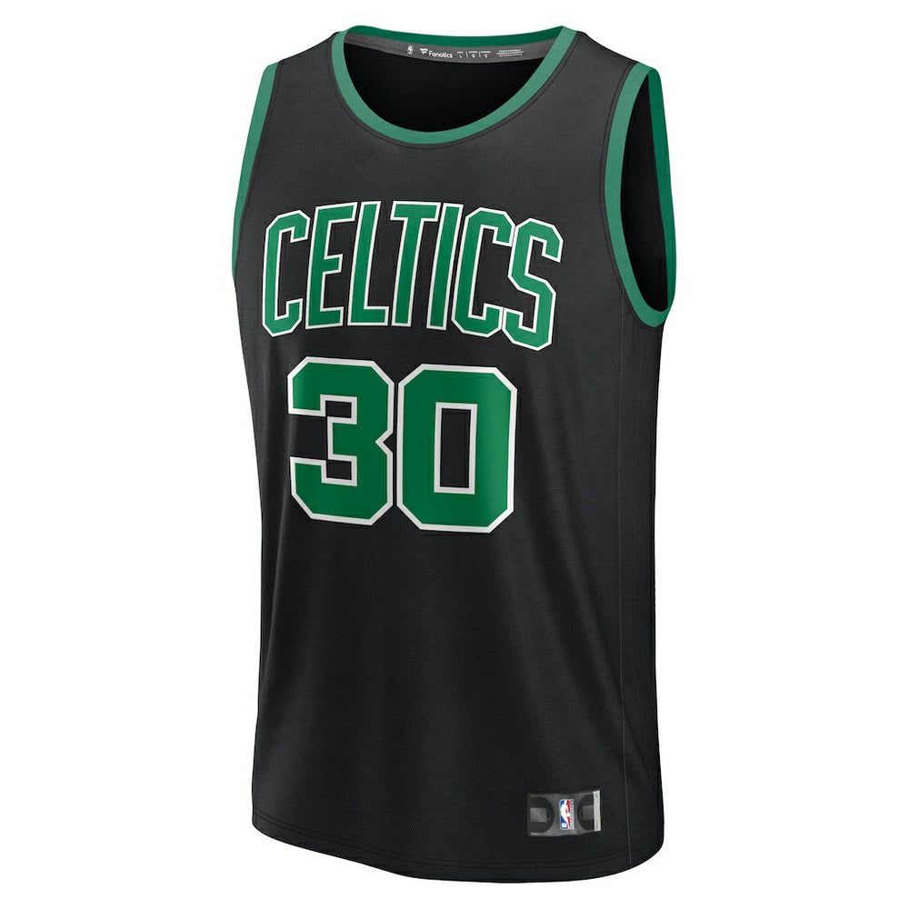 Sam Hauser Boston Celtics Fast Break Replica Player Jersey - Statement Edition - Black