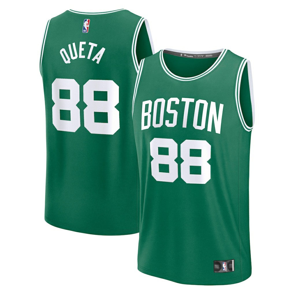 Neemias Queta Boston Celtics Fast Break Replica Player Jersey - Icon Edition - Kelly Green