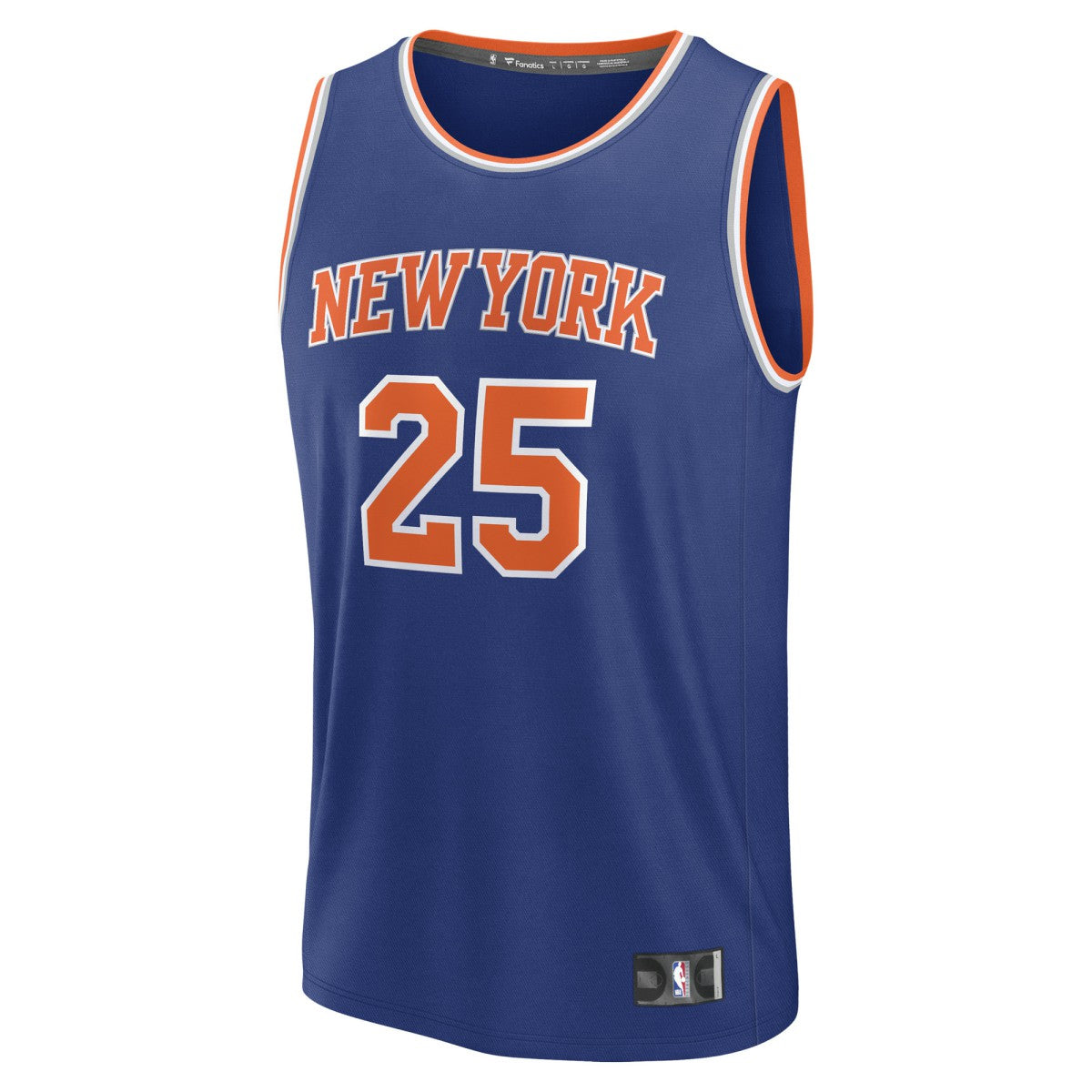 Mikal Bridges New York Knicks Fast Break Replica Player Jersey - Icon Edition - Blue