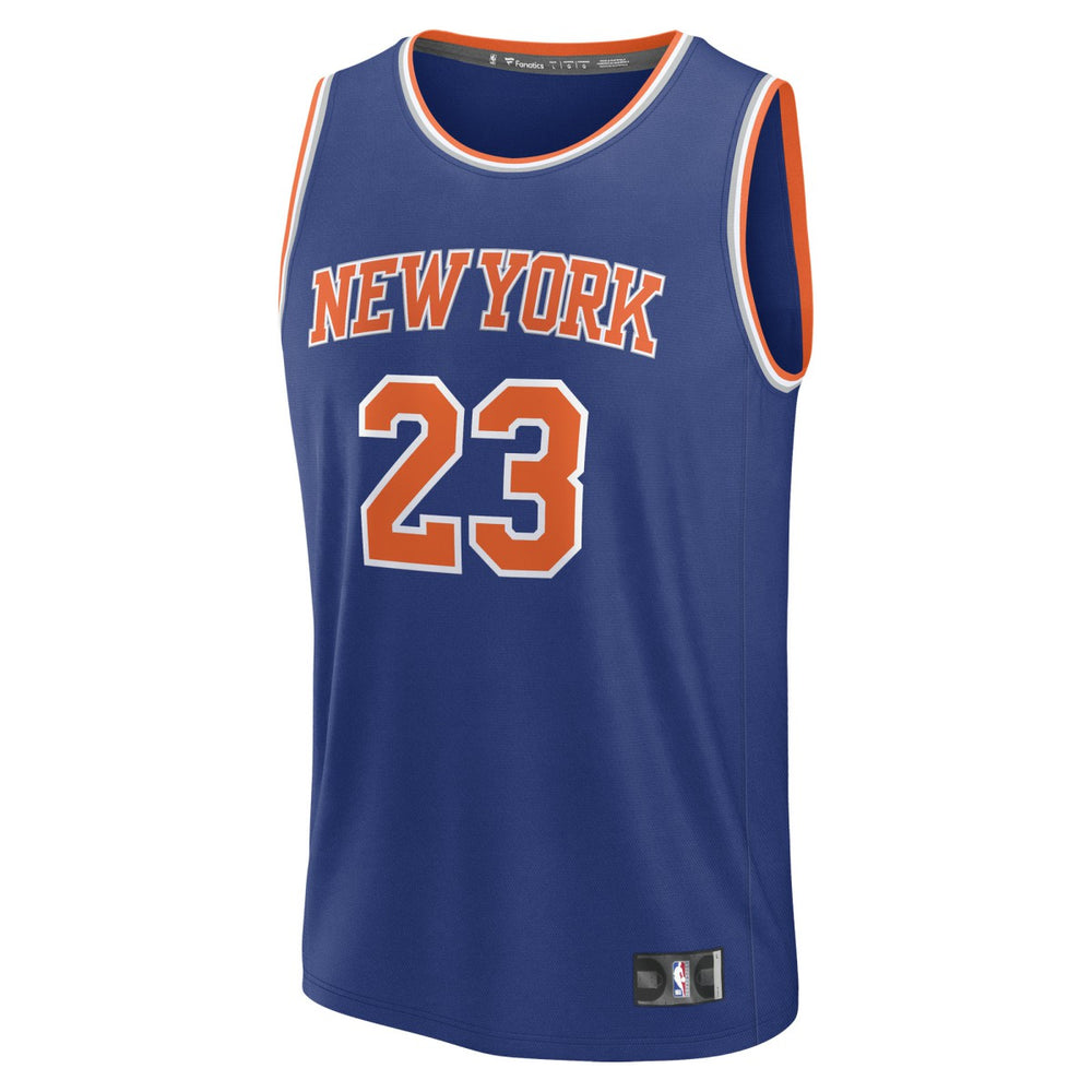 Mitchell Robinson New York Knicks Fast Break Replica Player Jersey - Icon Edition - Blue