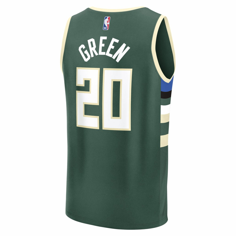 A.J. Green Milwaukee Bucks Fast Break Replica Player Jersey - Icon Edition - Hunter Green