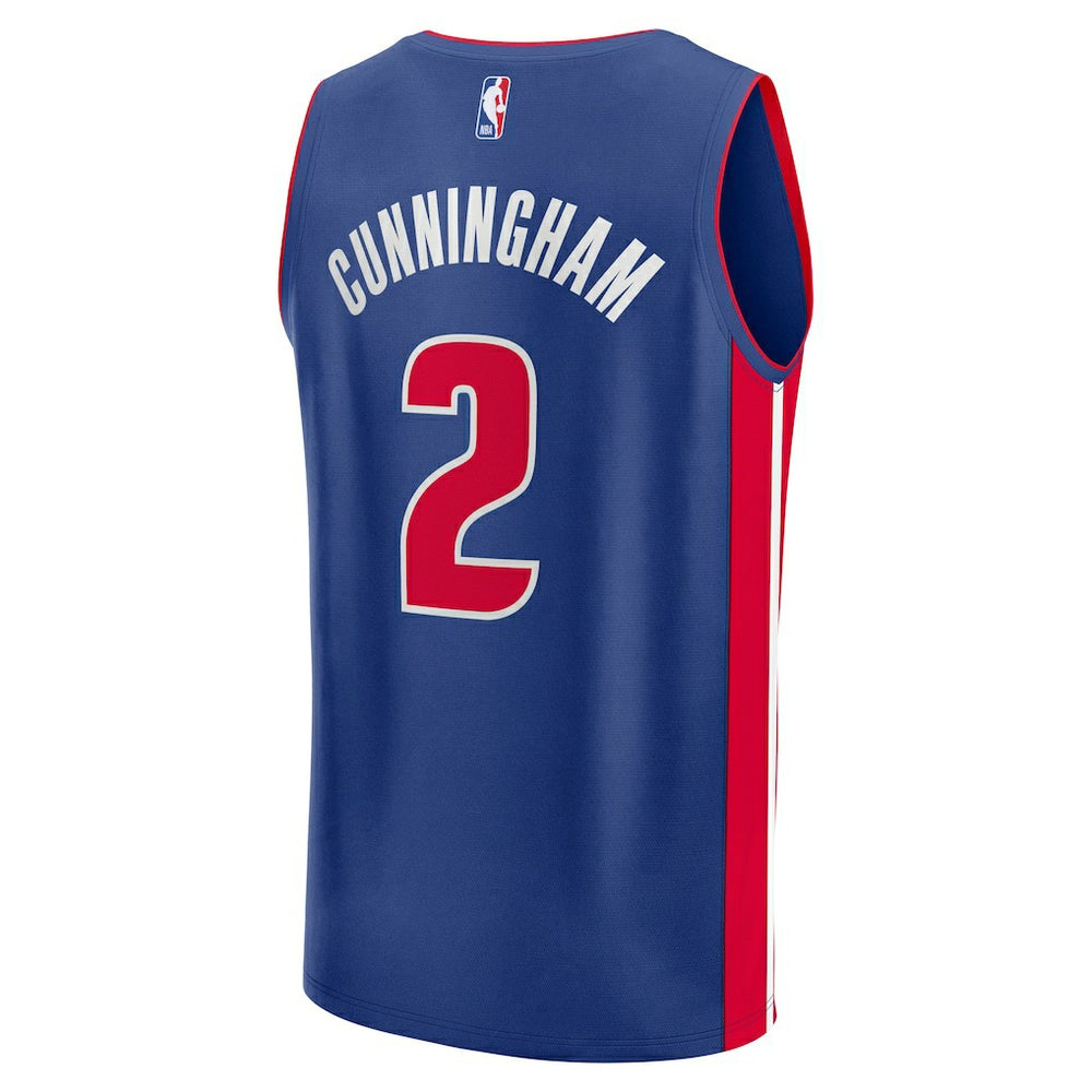 Cade Cunningham Detroit Pistons Fast Break Replica Player Jersey sale - Icon Editi- Blue