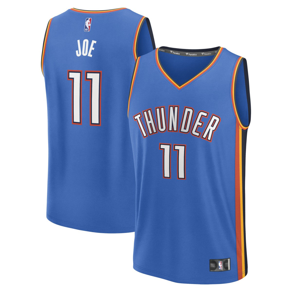Isaiah Joe Oklahoma City Thunder Fast Break Replica Player Jersey - Icon Edition - Blue