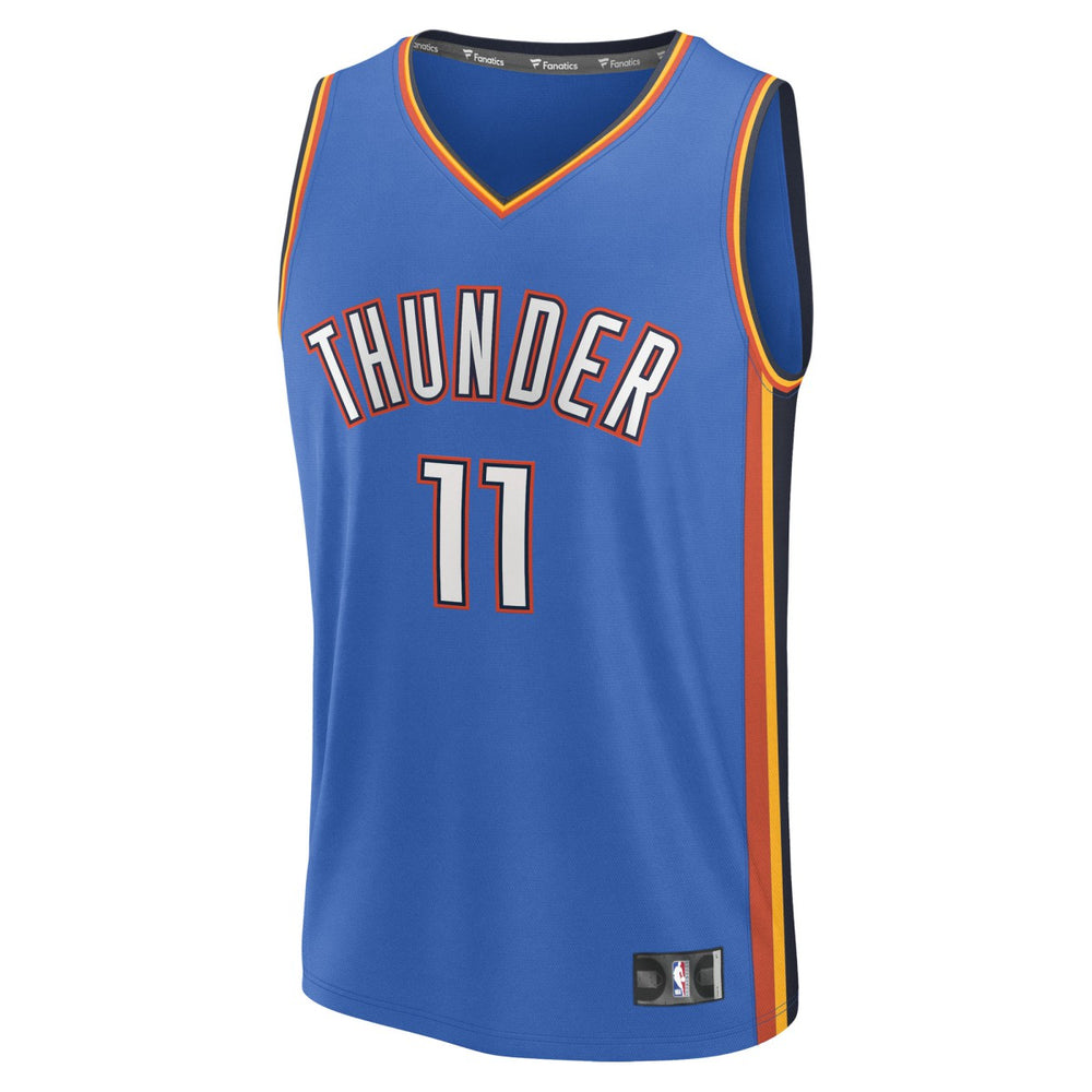 Isaiah Joe Oklahoma City Thunder Fast Break Replica Player Jersey - Icon Edition - Blue