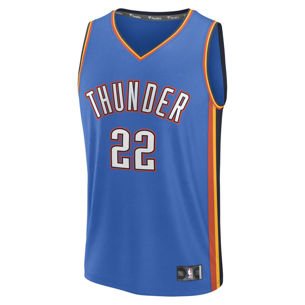 Cason Wallace Oklahoma City Thunder Fast Break Replica Player Jersey - Icon Edition - Blue