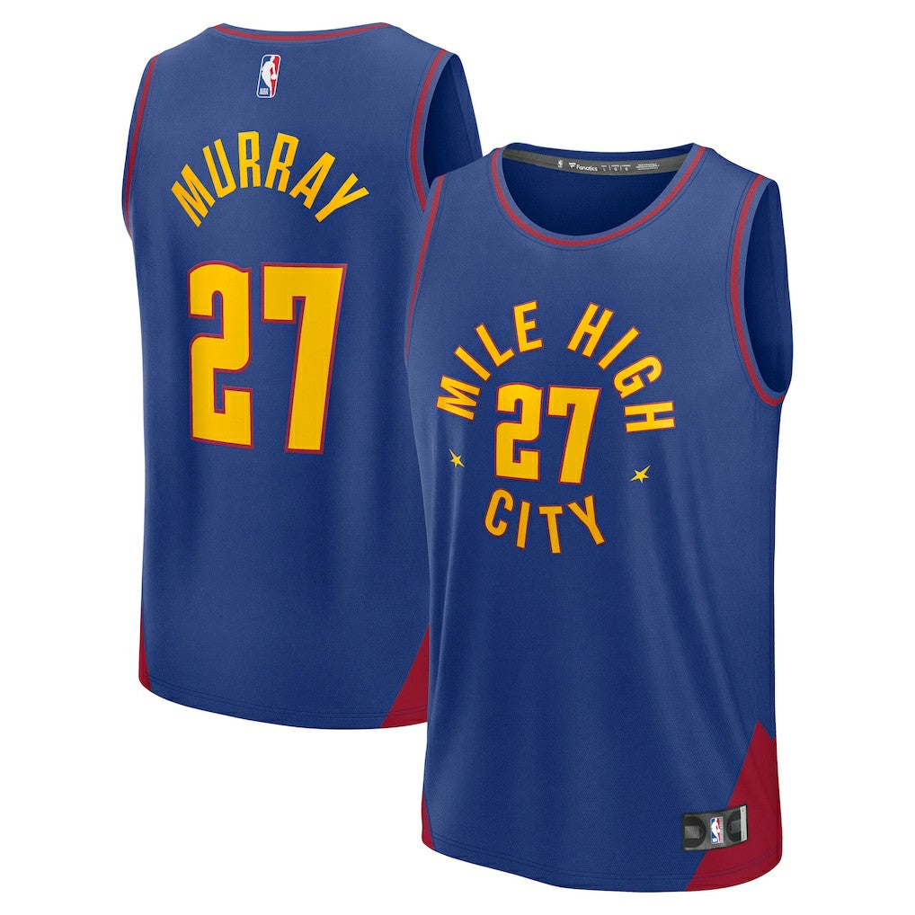 Jamal Murray Denver Nuggets Fast Break Replica Player Jersey sale - Statement Editi- Blue