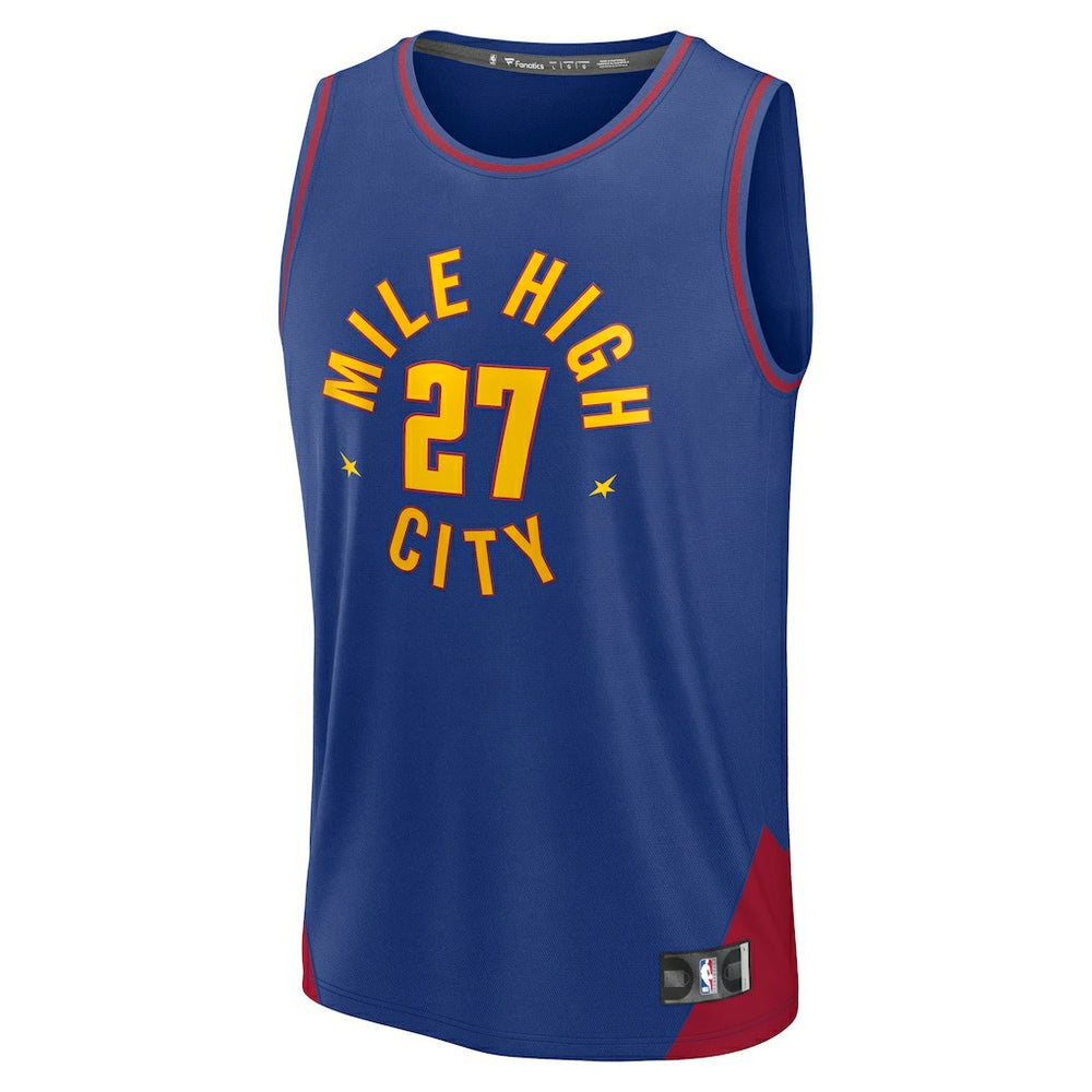 Jamal Murray Denver Nuggets Fast Break Replica Player Jersey sale - Statement Editi- Blue