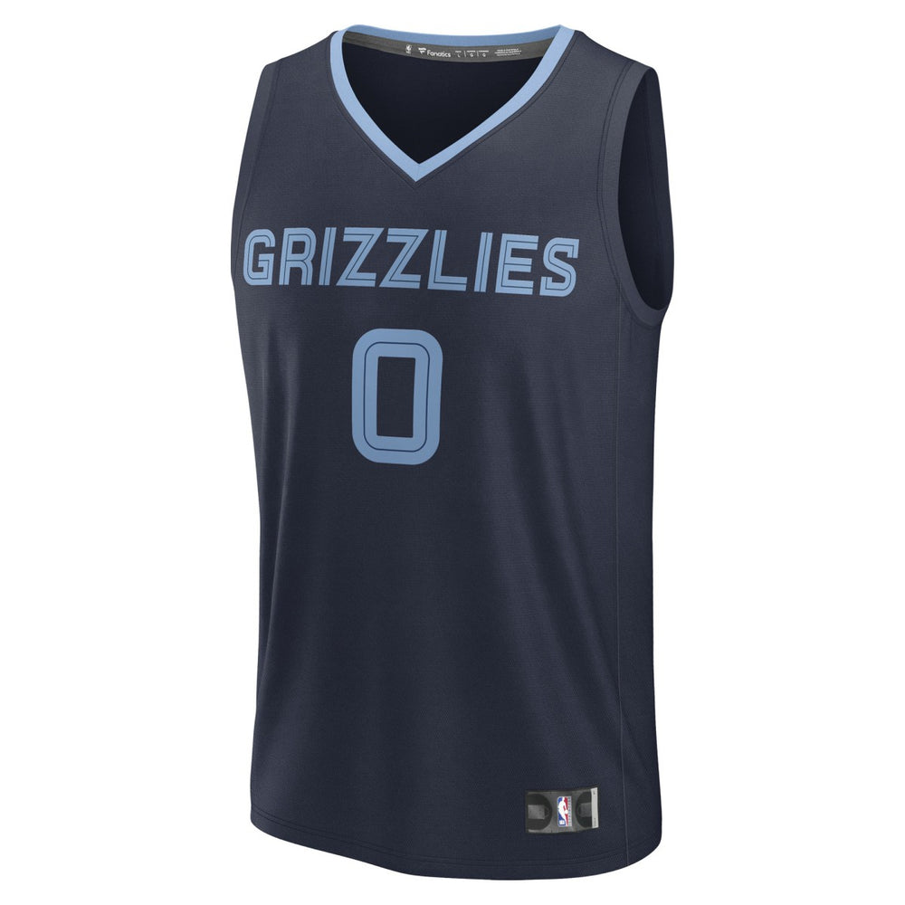 Jaylen Wells Memphis Grizzlies Fast Break Replica Player Jersey - Icon Edition - Navy
