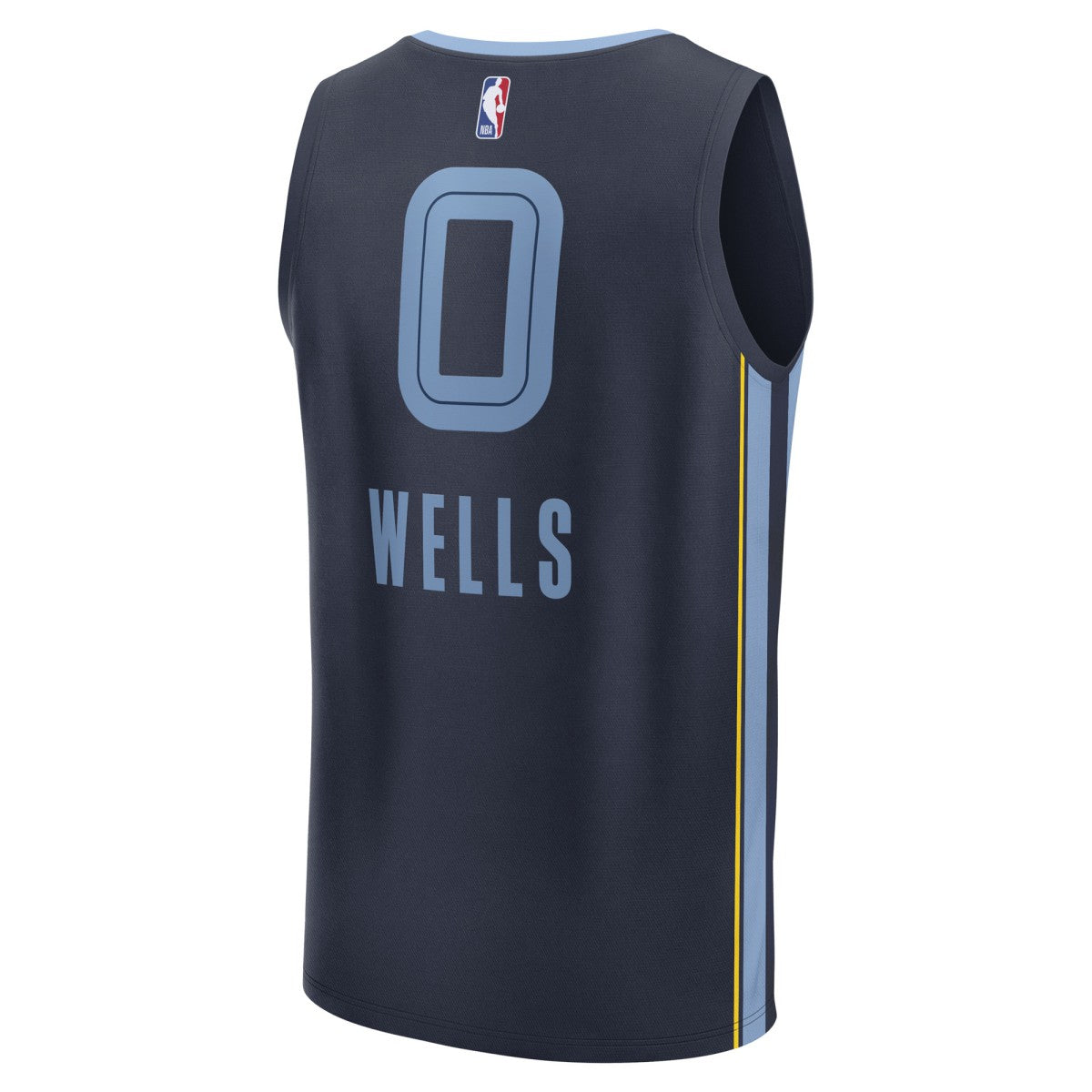 Jaylen Wells Memphis Grizzlies Fast Break Replica Player Jersey - Icon Edition - Navy