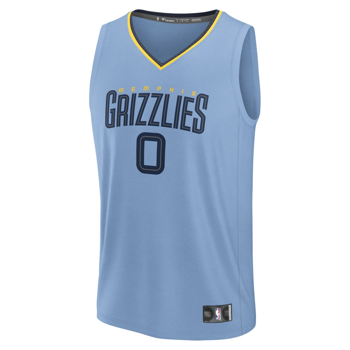 Jaylen Wells Memphis Grizzlies Fast Break Replica Player Jersey - Statement Edition - Light Blue