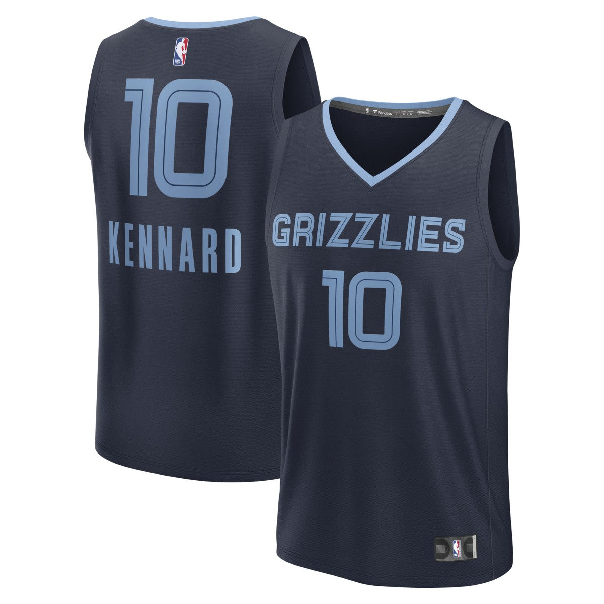 Luke Kennard Memphis Grizzlies Fast Break Replica Player Jersey - Icon Edition - Navy