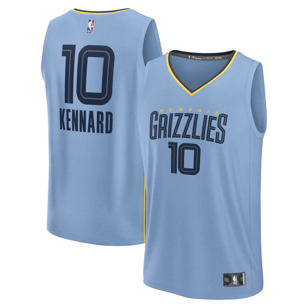 Luke Kennard Memphis Grizzlies Fast Break Replica Player Jersey - Statement Edition - Light Blue
