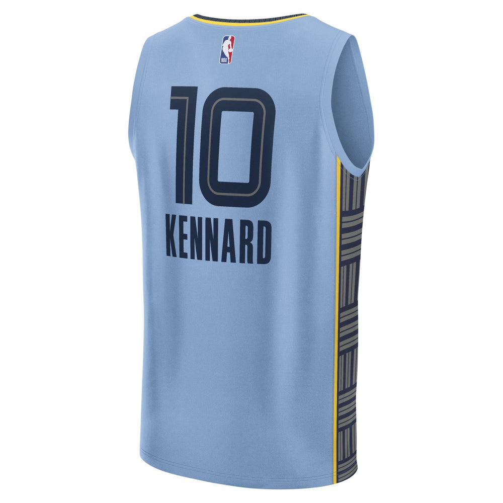 Luke Kennard Memphis Grizzlies Fast Break Replica Player Jersey - Statement Edition - Light Blue