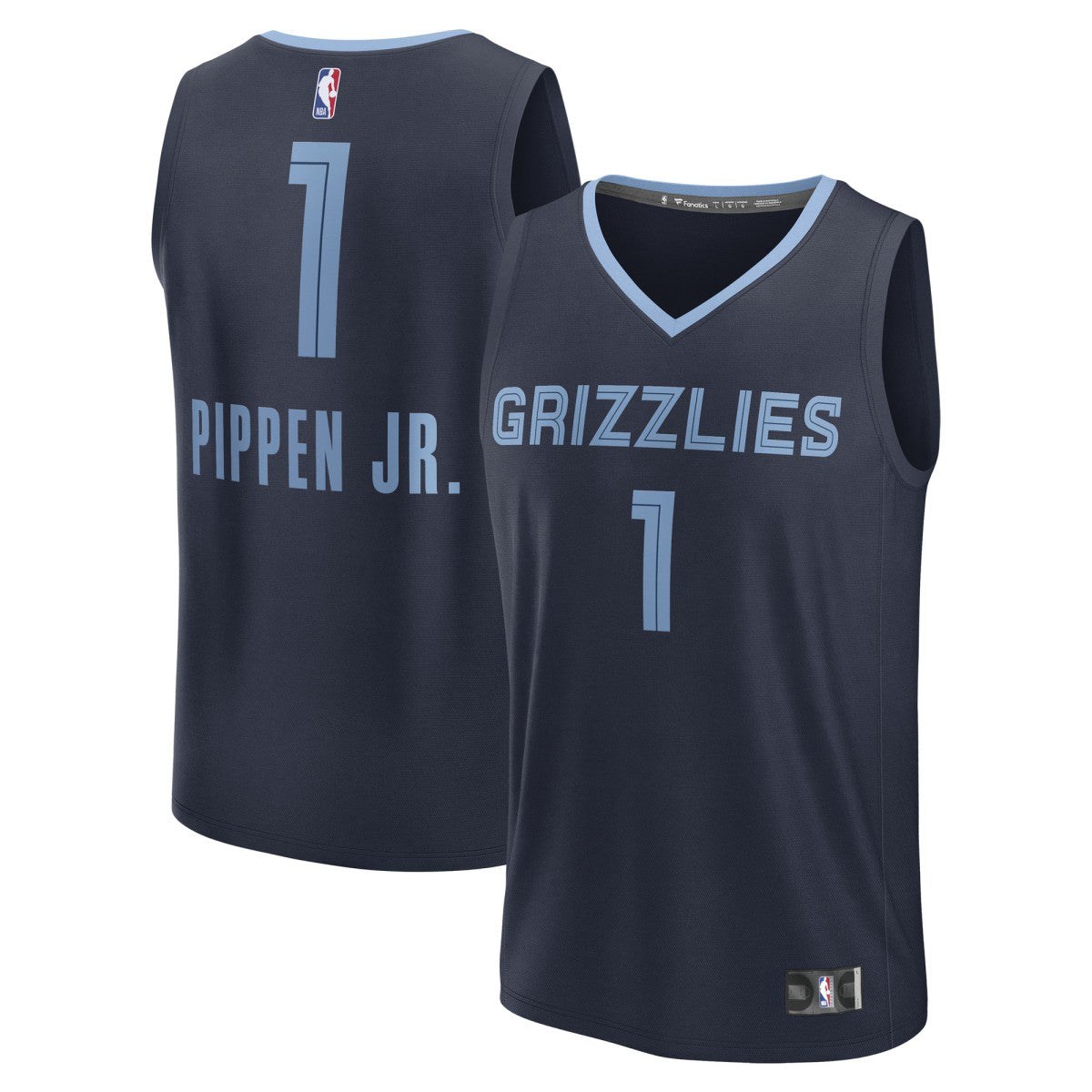 Scotty Pippen Jr. Memphis Grizzlies Fast Break Replica Player Jersey - Icon Edition - Navy