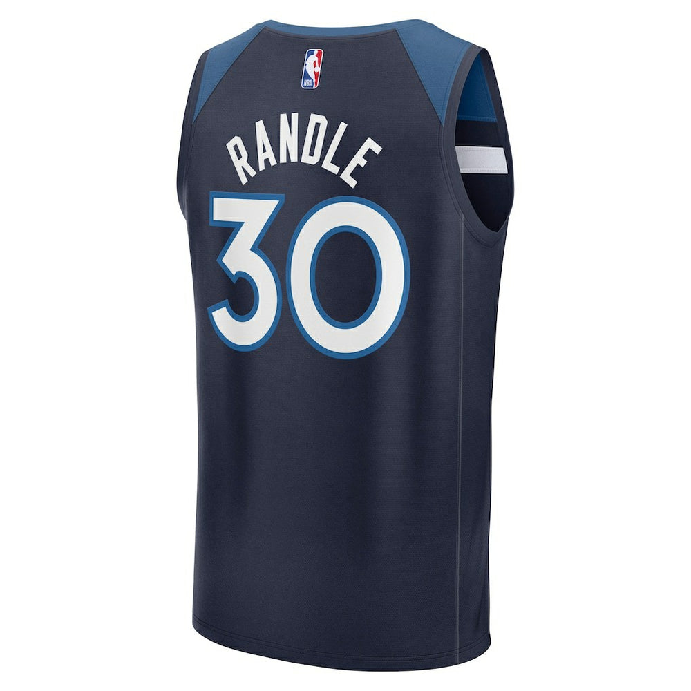 Julius Randle Minnesota Timberwolves Fast Break Replica Player Jersey - Icon Edition - Navy