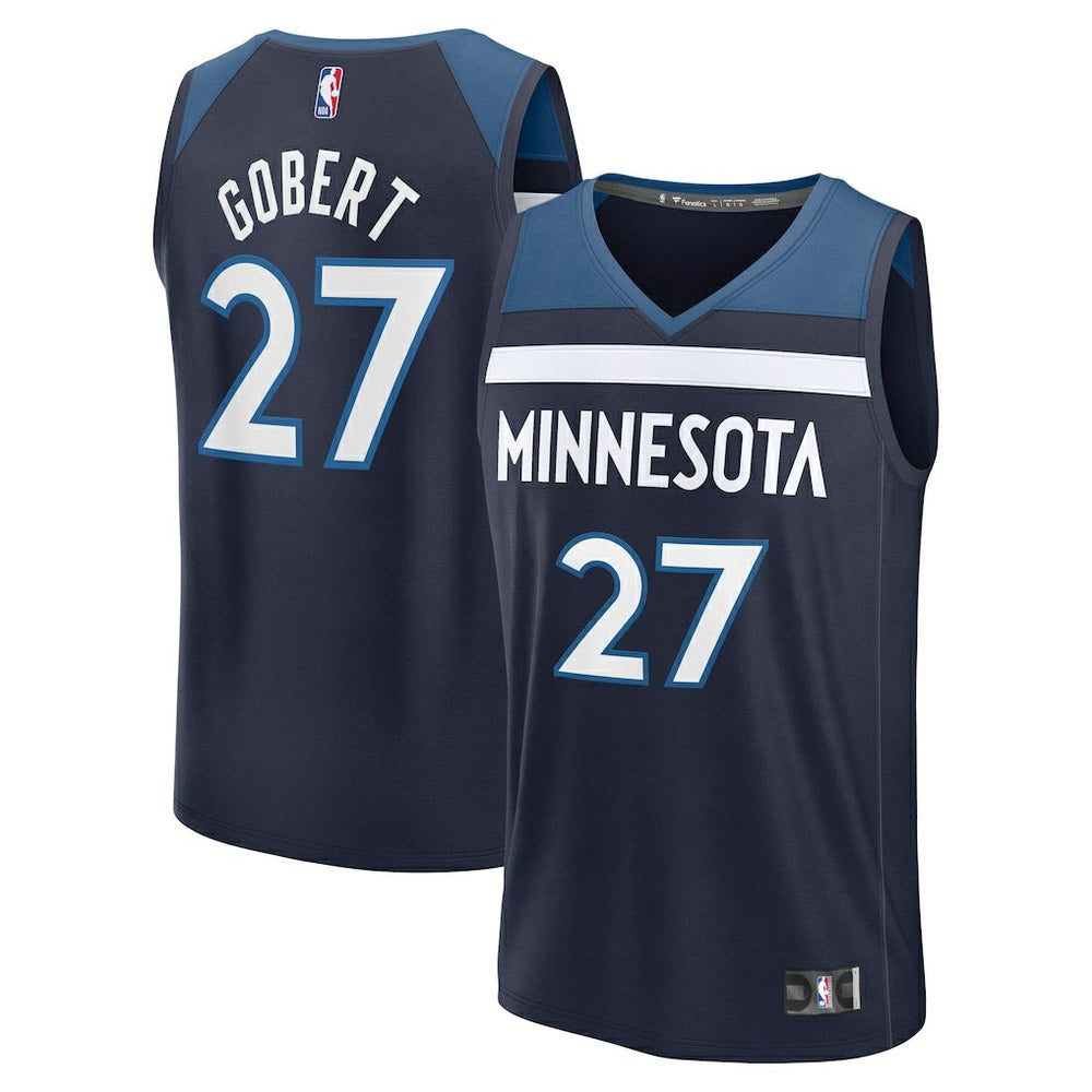 Rudy Gobert Minnesota Timberwolves Fast Break Replica Player Jersey - Icon Edition - Navy