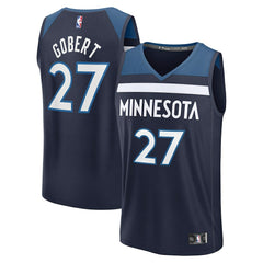 Rudy Gobert Minnesota Timberwolves Fast Break Replica Player Jersey - Icon Edition - Navy
