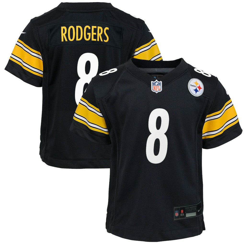 Aaron Rodgers Pittsburgh Steelers Youth Game Jersey - Black