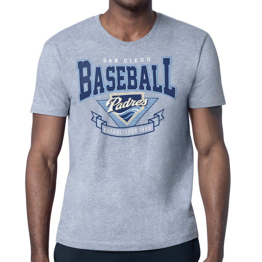 San Diego Padres Starter ‘80s Inspired T-Shirt Gray