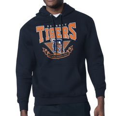 Detroit Tigers Starter 80's Inspired Team Fleece Hoodie Navy
