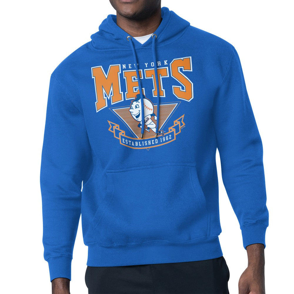 New York Mets Starter 80's Inspired Team Fleece Hoodie Royal