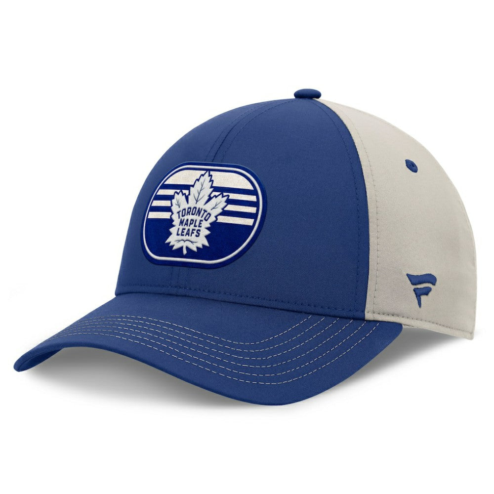 Toronto Maple Leafs Fanatics 2025 Stanley Cup Playoffs Locker Room Trucker Adjustable Hat Blue/Gray