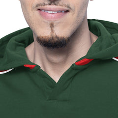 Minnesota Wild G-III Sports by Carl Banks Adaptive Wear Lord Stanley Hooded Long Sleeve Sweatshirt Green