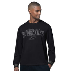 Carolina Hurricanes Starter Field Long Sleeve T-Shirt Black