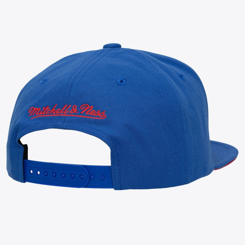 New York Rangers Mitchell & Ness Color Pop Snapback Hat Red/Blue