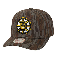 Boston Bruins Mitchell & Ness Hidden Camo Pro Crown Adjustable Hat Camo