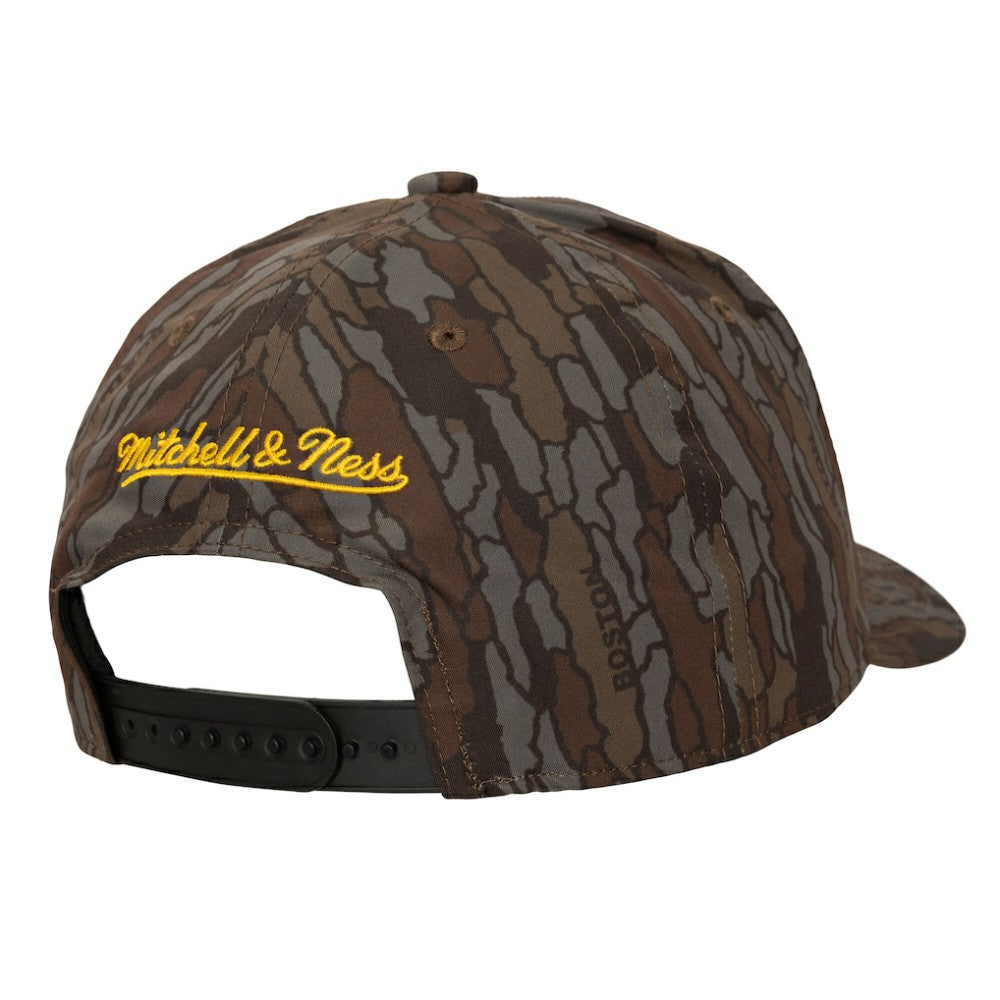 Boston Bruins Mitchell & Ness Hidden Camo Pro Crown Adjustable Hat Camo