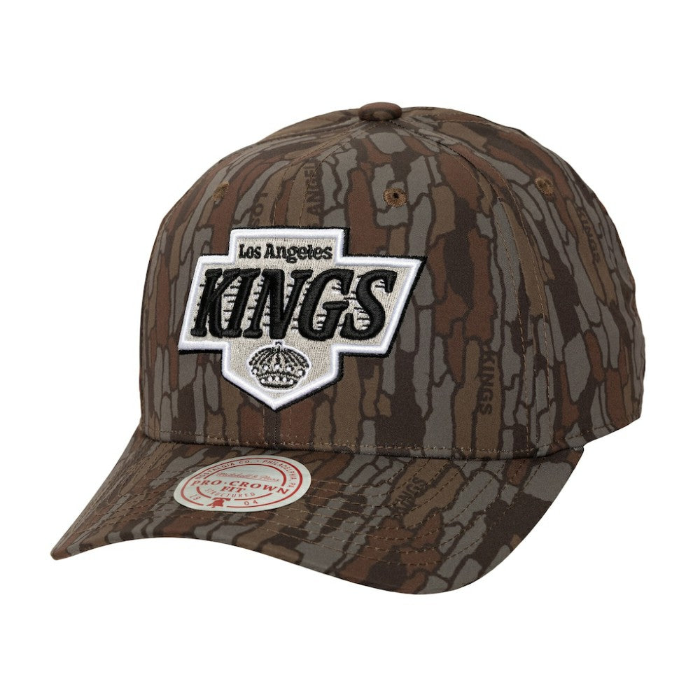 Los Angeles Kings Mitchell & Ness Hidden Camo Pro Crown Adjustable Hat Camo