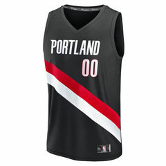 Scoot Henderson Portland Trail Blazers Fast Break Replica Jersey - Icon Edition - Black