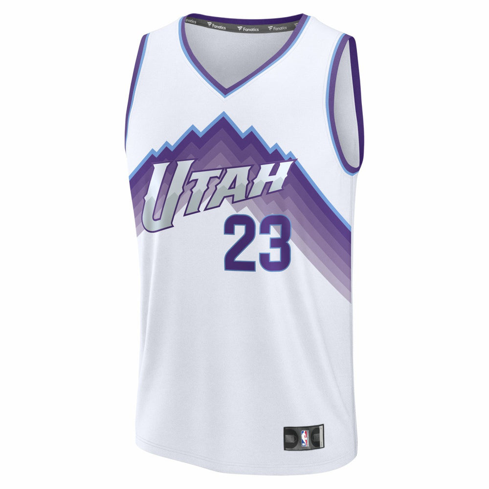 Lauri Markkanen Utah Jazz Youth Fast Break Replica Jersey - Association Edition - White