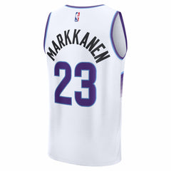 Lauri Markkanen Utah Jazz Youth Fast Break Replica Jersey - Association Edition - White