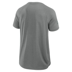 Edmonton Oilers Fanatics 2025 Stanley Cup Playoffs Authentic Pro Rink Performance T-Shirt Heather Gray