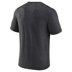 Edmonton Oilers Fanatics 2025 Stanley Cup Playoffs Crossbar Tri-Blend T-Shirt Heather Charcoal