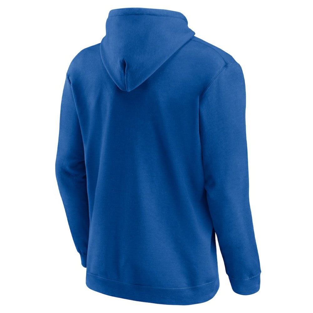 Edmonton Oilers Fanatics 2025 Stanley Cup Playoffs Breakout Fleece Pullover Hoodie Royal