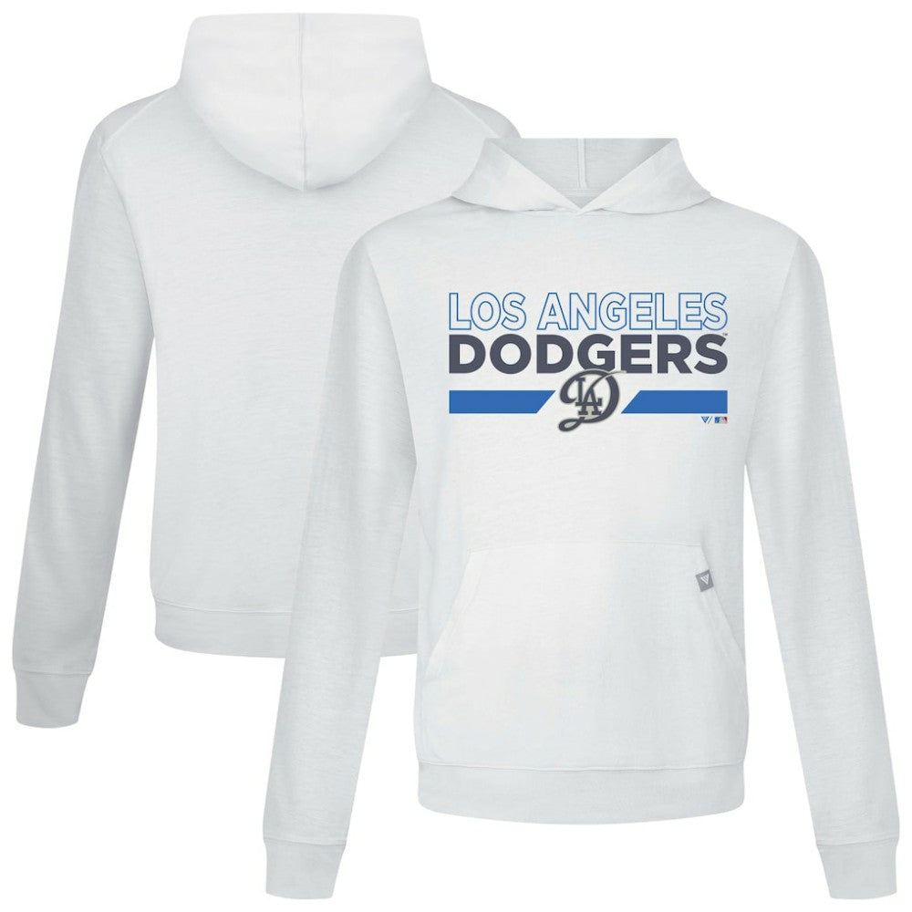 Los Angeles Dodgers Levelwear City Connect Relay No Hitter Pullover Hoodie White