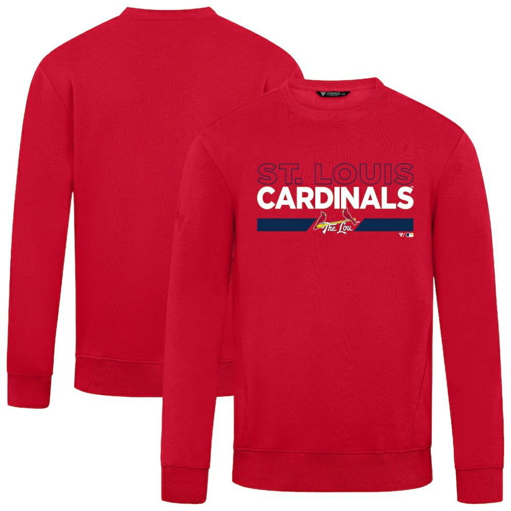 St. Louis Cardinals Levelwear City Connect Zane No Hitter Pullover Sweatshirt Red