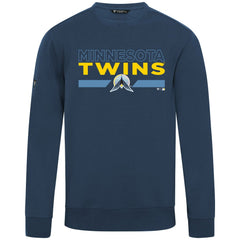 Minnesota Twins Levelwear City Connect Zane No Hitter Pullover Sweatshirt Navy