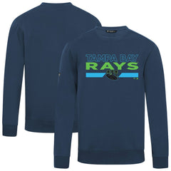Tampa Bay Rays Levelwear City Connect Zane No Hitter Pullover Sweatshirt Navy